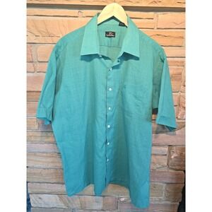 Vintage Countess Mara Leisure Shirt Size XXL 80s Colorful Green Preppy 💚